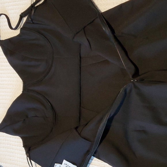 Princess Polly black bra mini dress size 0 cotton blend. Like new - Picture 7 of 8